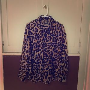 Leopard blouse
